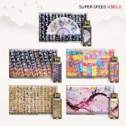 빛나 훈민한글 시리즈 자개 2종세트 (명함케이스+USB메모리 3.0 16GB~128GB) 10종 이미지