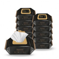 2564 숨 시그니처 물티슈 캡형 70매 고평량 엠보싱 63g