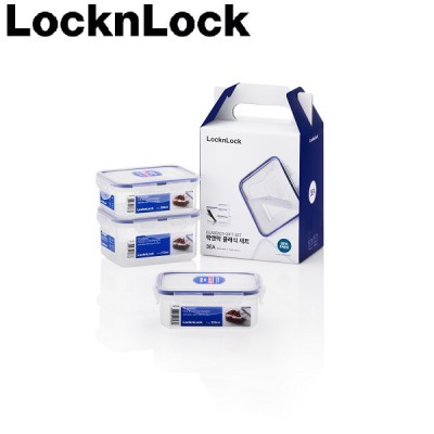 락앤락_806S3NTL 밀폐용기 클래식 1호 세트_밀폐용기 3개