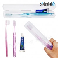 큐빅 알파3호 치과용 크리스탈캡 페리오5g 칫솔치약세트 미니케이스