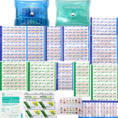 투명 크로바 지갑밴드B