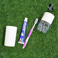 세븐몰 크리스탈 칫솔통 (페리오치약50g) 치약 칫솔세트