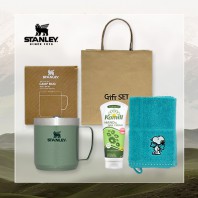 스탠리 캠프머그354ml 텀블러 세트3호 카밀핸드크림100ml 송월핸드타올세트(쇼핑백포함)