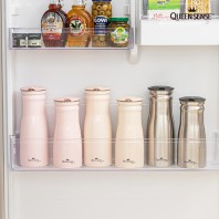 [퀸센스] 시그니처 스텐물병 2p 1.0L (스텐/베이지/핑크)