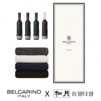 벨카리노 10K 거꾸로3단자동우산+송월 코마사 헤비무지 190g 우산타올세트