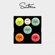 [넥센] 세인트나인 골프공 5구 볼마커세트 (3피스) 칼라볼