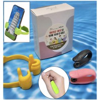 지압 악력기 마사지볼 스트레칭 마사지기(손 지압기+핸드폰 거치대)