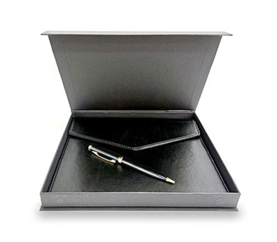 한트 A5 메모패드 노블클러치 + 볼펜+자석케이스세트