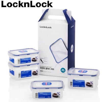 락앤락_807s4NTL 밀폐용기 클래식 2호 세트_밀폐용기 4개