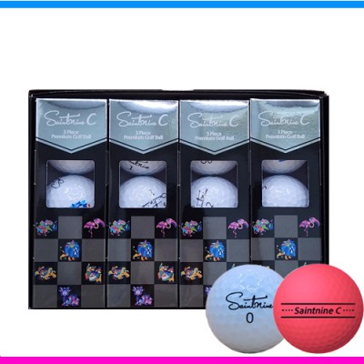 세인트나인 C 12구 (3pc) 세인트나인 골프공 12구 캐릭터 골프공 12구 세트