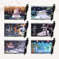 빛나 민족의 유산 시리즈 자개 2종세트 (자개명함케이스+자개볼펜) 6종 이미지