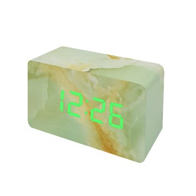 LED대리석 라운드탁상시계