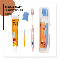 니치 슈퍼소프트캡칫솔 페리오치약 치간1p 슬림모 구강세트