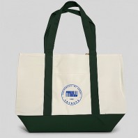 포켓 투톤 컬러 에코백 J99