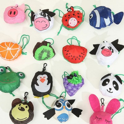 로페리아 큐티 애니멀 접이식 장바구니 시장가방(0216925)