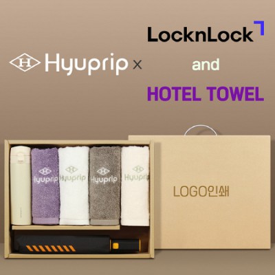 협립 3단60 슈퍼TEN(10K) 컨테이너 완전자동우산 +협립호텔코마170타월4P+락앤락슬림핏원터치텀블러-세트