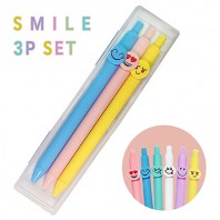 스마일캐릭터라바볼펜 3P세트 0.7mm