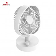 액센 F60 자동회전 무선 탁상용 선풍기