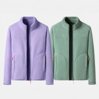 로페리아 패션 솔리드 컬러 플리스 자켓(남녀 제품색상 선택가능)(0217156)