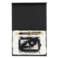 한글볼펜+매화나전손톱깍이2종세트