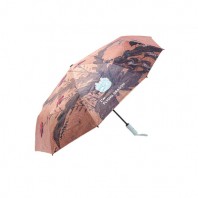 ZA549 [커스텀굿즈] 풀오버인쇄 MZ상품 자외선차단 세련된 컬러암막 3단우산 (박스제작가능)