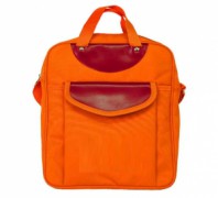 손잡이숄더가방(주황)