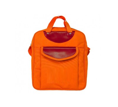 손잡이숄더가방(주황)