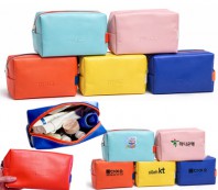 [젤 여행용파우치]화장품보관/휴대용/5가지색상/생활방수/개별OPP포장/인쇄가능
