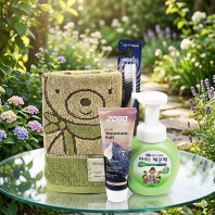 아이깨끗해+기라로쉬 핸드타올+히말라야 핑크솔트+덴탈 미세모칫솔(케이스 이미지 선택)