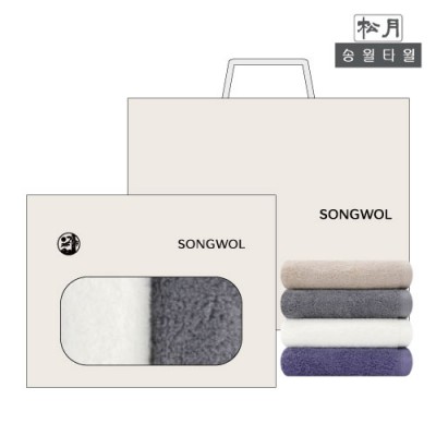 (송월타올) 40수코마무지40 (160g) 오픈케이스 2p세트