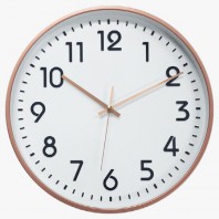 300 로즈골드입체숫자벽시계