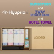 협립 3단60 슈퍼TEN(10K) 포뮬러타이어 고밀도 완전자동우산 +협립눈꽃타월타월4P+선크림+배터리-세트