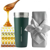 스타벅스 SS 스탠리 그린 아이슬란드 텀블러 국내산 허니스틱 보자기세트