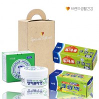 크린랩 브생건330호(휴대용30매 크린백+손잡이20매 위생백+유한양행 안티푸라민연고)