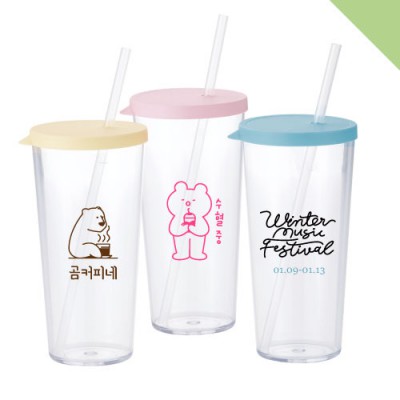 [더야노스] 베이직 스트로우컵 670ml