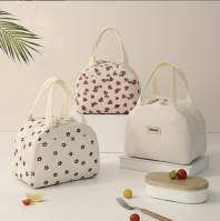 소프트푸드백 코듀로이 보온보냉백 도시락가방