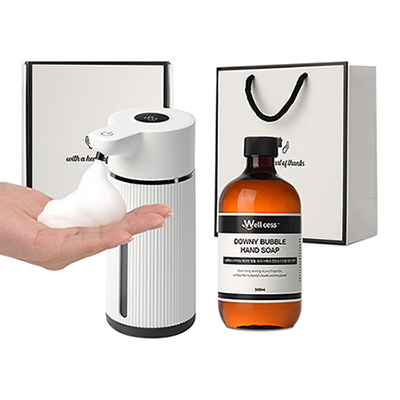 웰세스 WG-151B 대용량 버블 자동디스펜서1P+핸드워시1P 선물세트