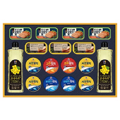 프리미엄 햄복합 6호 사조참치 목우촌 선물세트 쇼핑백증정