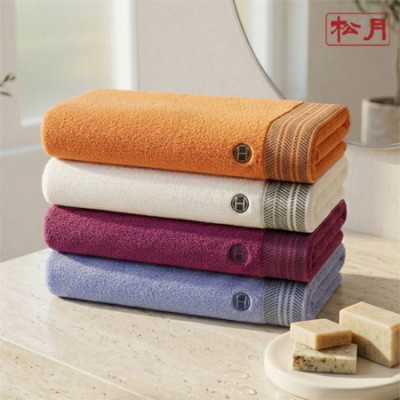 송월 헤링본 패턴 호텔 타월 150g