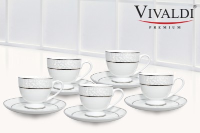 비발디 본차이나 당초문 커피 10P