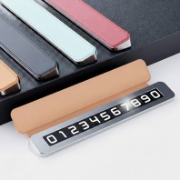 로페리아 알루미늄합금 가죽 주차 번호판(0216982)