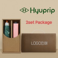 협립 5단 눈꽃 암막 우양산 +협립 4단52 mini 암막 웨이브 핸들 수동식 우양산-세트