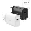 스카이 필 Q1X 25W PD 초고속 충전 어댑터 충전기