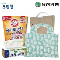 친환경스위트홈세트35호(크린랩지퍼백+암앤해머베이킹소다500g+특대형시장가방)