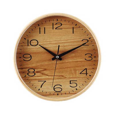 심플원목벽시계255(무소음)