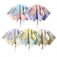 라이트핏 비비드컬러 거꾸로 3단 암막양우산