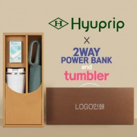 협립 3단 60 슈퍼 카라비너 완전자동우산 +배터리+스마트온도계카페텀블러-세트