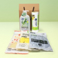 프리미엄 친환경 주방세제 허브식초 470g 면코팅고무장갑 5종세트