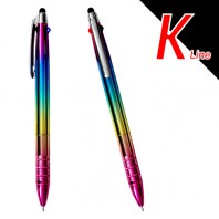 케이라인 레인보우uv니들3색터치펜(독일잉크/스위스팁)