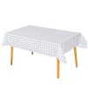 CD249 에코라이프 베이직 심플 격자 식탁보 pvc(137*152cm)